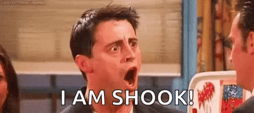 Shocked Joey GIF
