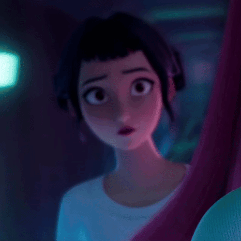 Shocked Zoey GIF