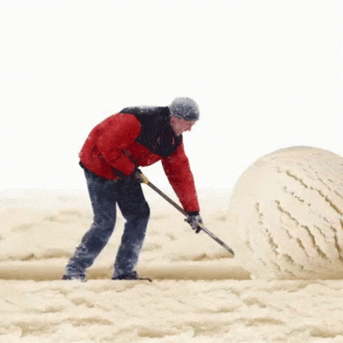 Shovelling My Balls Off Forever Shovelling GIF
