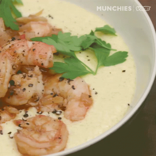Shrimp And Grits Yummy GIF