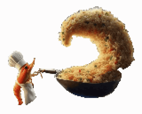 Shrimp Working GIF