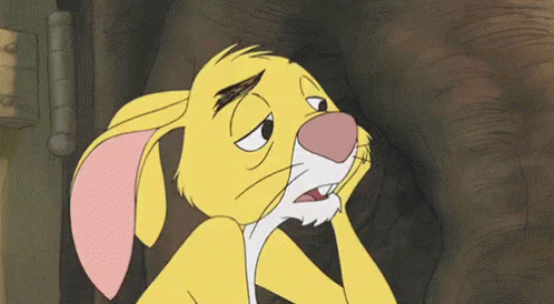 Sigh Rabbit GIF