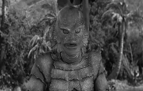 Sigh The Gill Man GIF