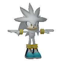 Silver The Hedgehog Sticker