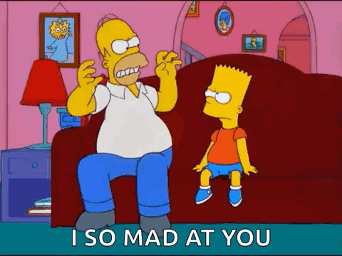 Simpsons Angry GIF