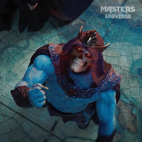 Sinister Laugh Skeletor GIF
