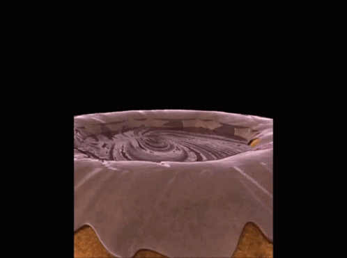 Sinking In Chocolate GIF