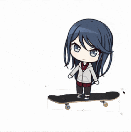 Skateboard Ichika Hoshino GIF