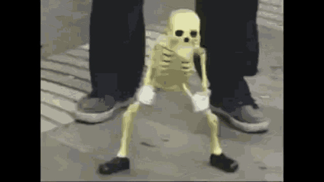 Skeleton Dance Wake Me Up GIF