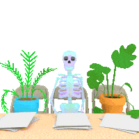 Skeleton Sticker