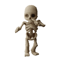 Skeleton Skelly Sticker