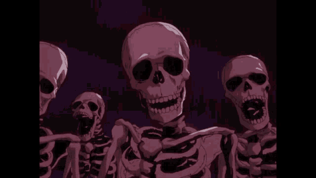 Skeletons Meme GIF