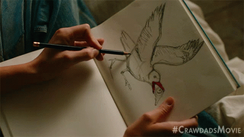 Sketching Where The Crawdads Sing GIF