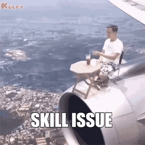 Skill Issue Jets GIF