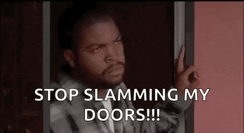 Slamming Door Shutting Door GIF
