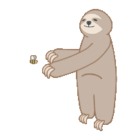 Sloth Animal Sticker