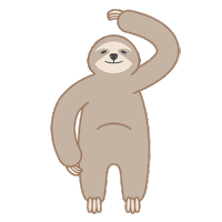 Sloth Animal Sticker
