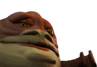 Smile Graballa The Hutt Sticker