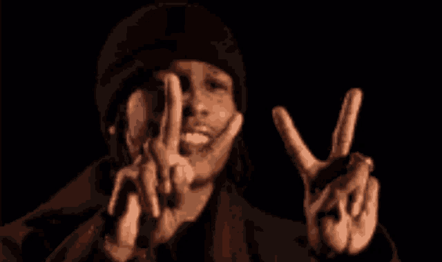 Smile Peace Out GIF