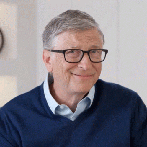Smiling Bill Gates GIF