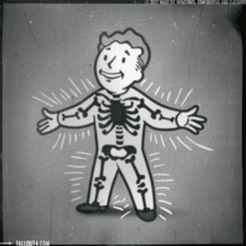 Smiling Skeleton GIF