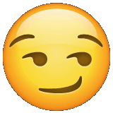 Smirk Eyebrow Sticker