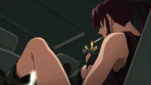 Smoking Black Lagoon GIF