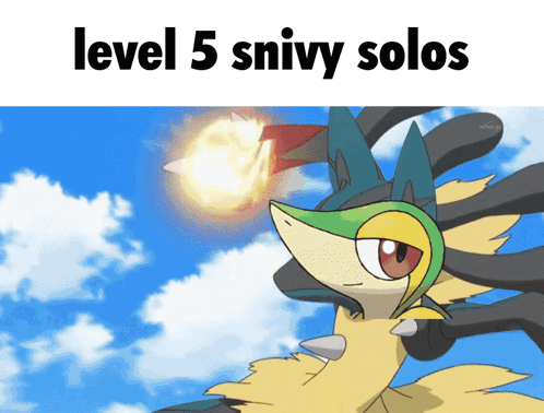 Snivy Pikachu GIF