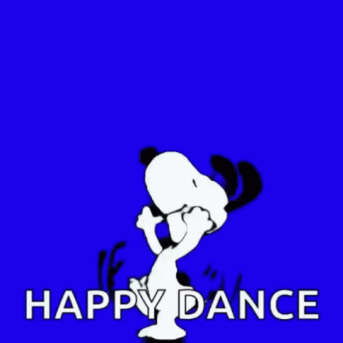 Snoopy Excited GIF