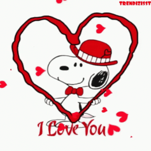 Snoopy I Love You GIF