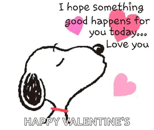 Snoopy Kiss GIF