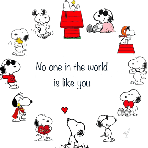 Snoopy Love You GIF
