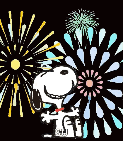 Snoopy Yay GIF