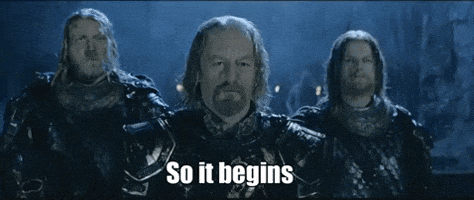 So It Begins Lord Of The Rings So It Begins GIF