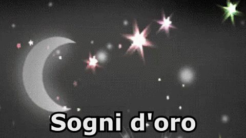 Sogni D'Oro Buona Notte Dormire A Domani Bacio Della Buonanotte GIF