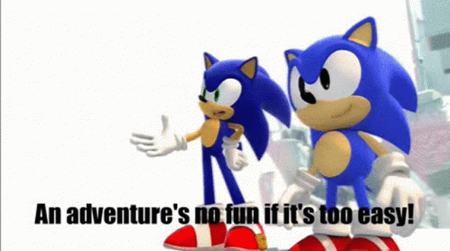 Sonic Generations An Adventures No Fun If Its Too Easy GIF