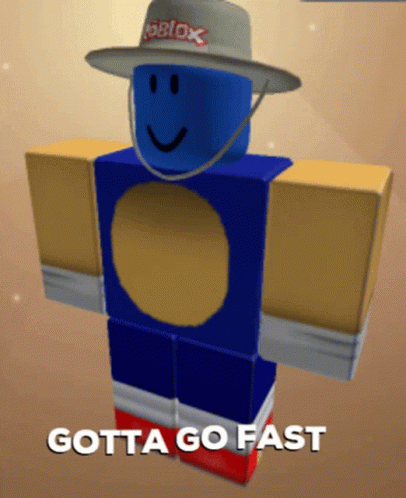 Sonic Gotta Go Fast GIF