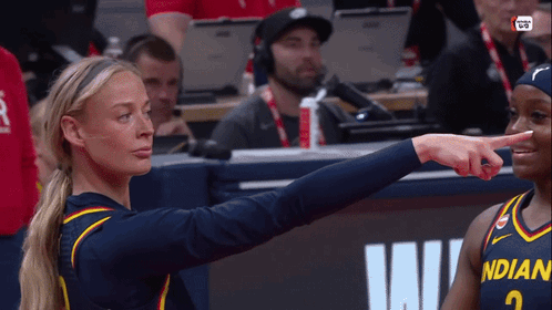 Sophie Cunningham Pointing GIF