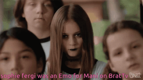 Sophie Fergi Emo Girl GIF