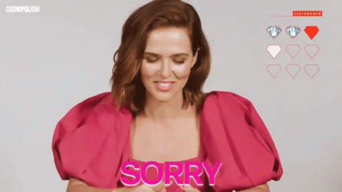 Sorry Zoey Deutch GIF