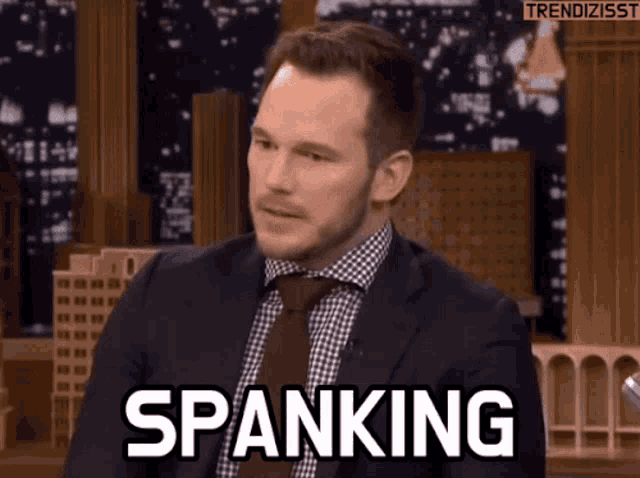 Spanking Chris Pratt GIF