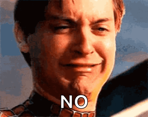 Spider Man Crying GIF