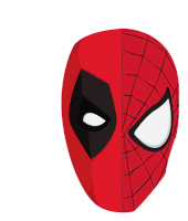 Spiderman Deadpool Sticker