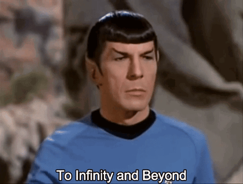 Spock To Infinity And Beyond GIF