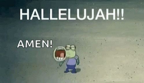 Sponge Bob Hallelujah GIF