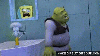 Spongebob Shrek GIF