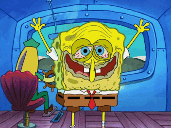 Spongebob Tired GIF