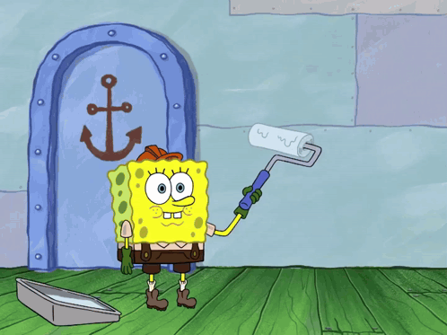 Spongebob Work GIF