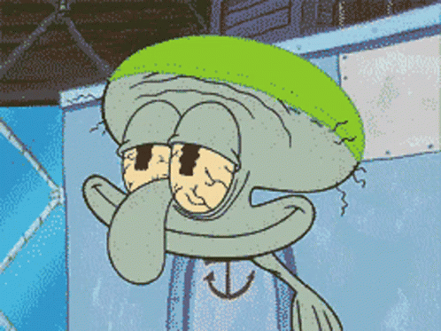 Squidward Deflating GIF