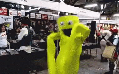 Squiggle Wild One Balloon Man GIF